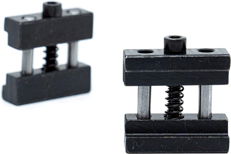 LLDSIMEX 2PCS Set Steel Milling Machine Vise Quick Clamp Work Stop - Image 3